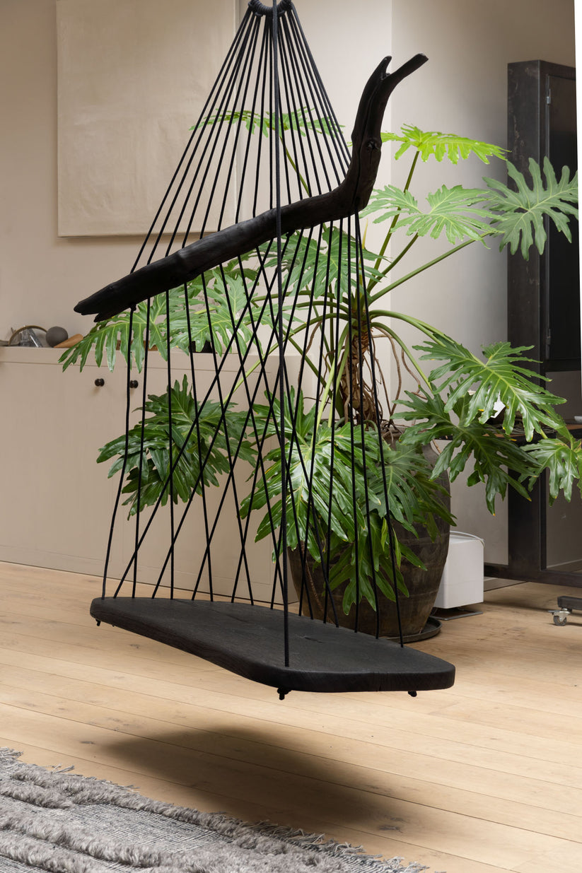 Burned Floating Divan by WDSTCK| Enter The Loft