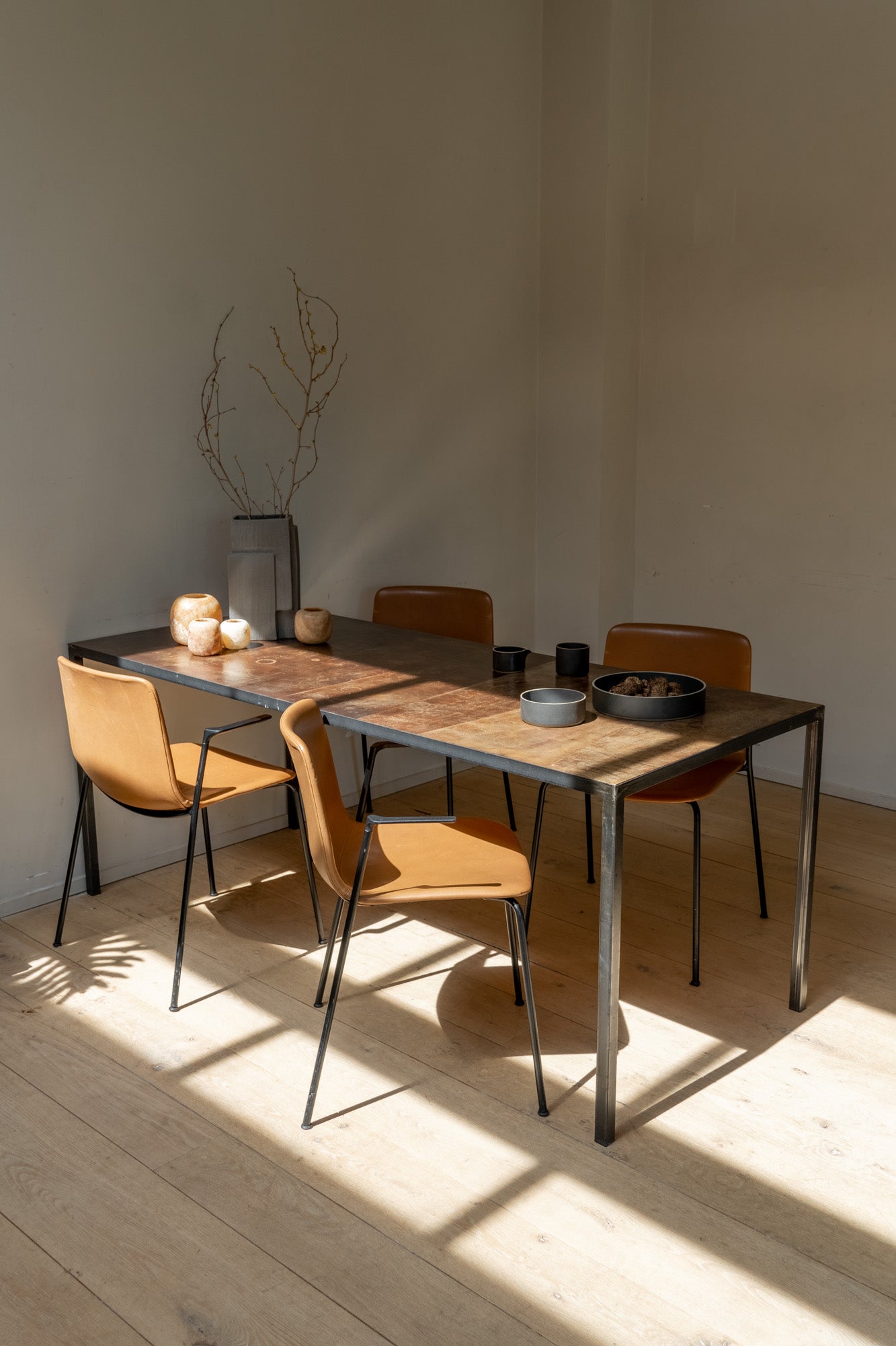 CTR Leather Table by Heerenhuis.