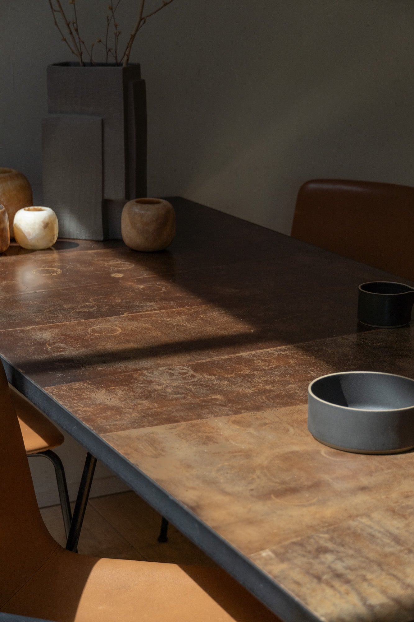 CTR Leather Table by Heerenhuis.