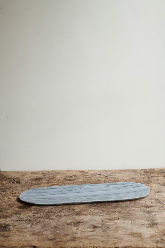 Grey Marble Platter by The Loft Selects at Enter The Loft.