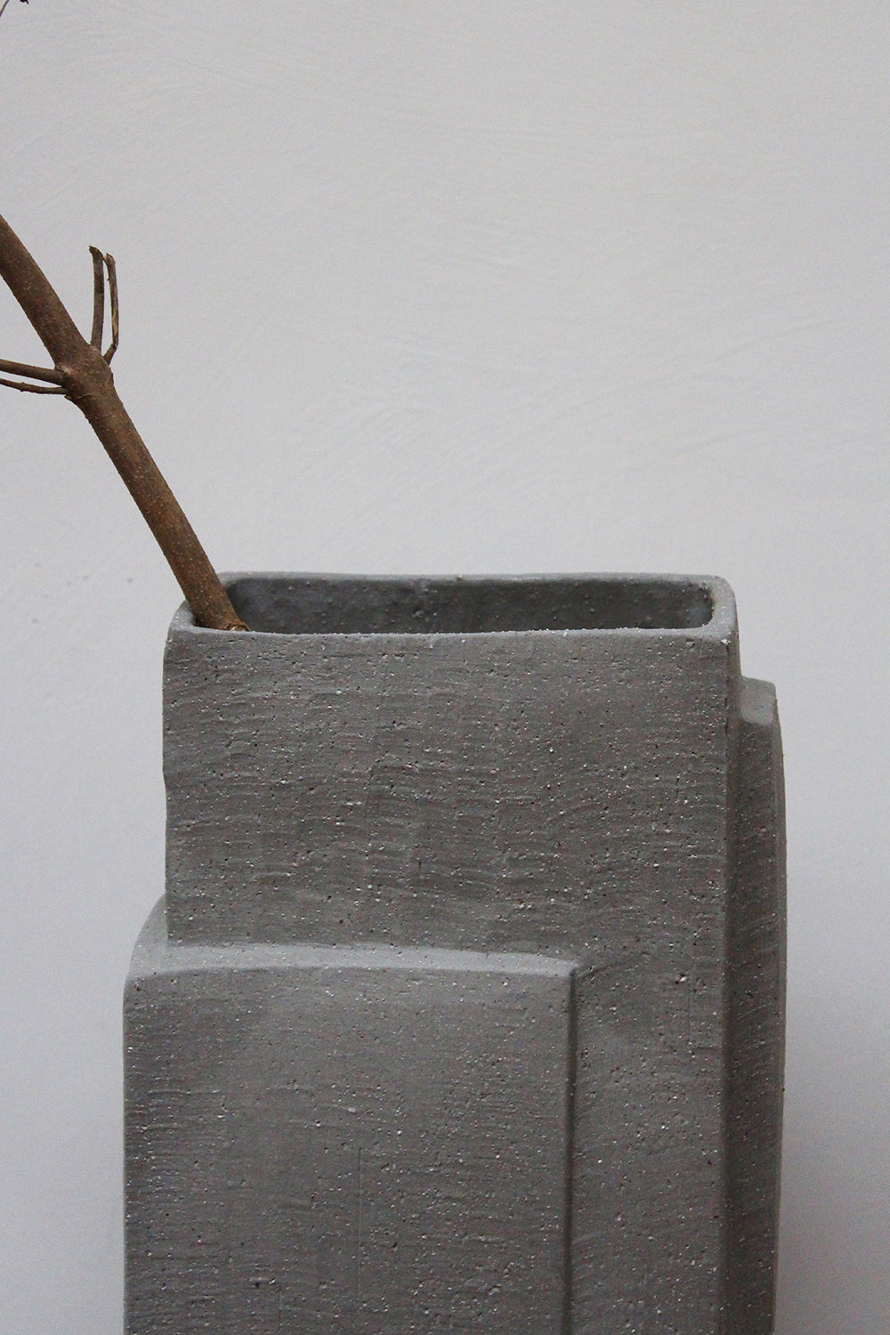 Close-up of the Monolith Vase by Kristina Dam.