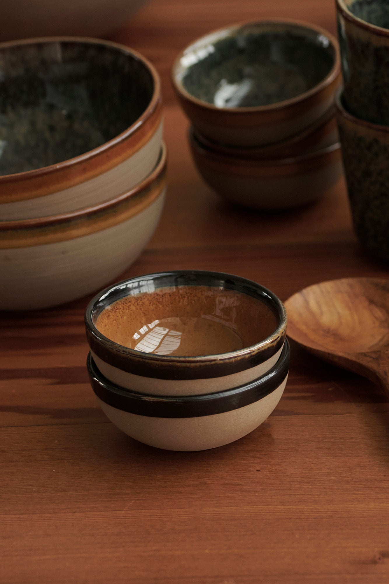 surface Ceramic Brown bowl by Sergio Herman for serax