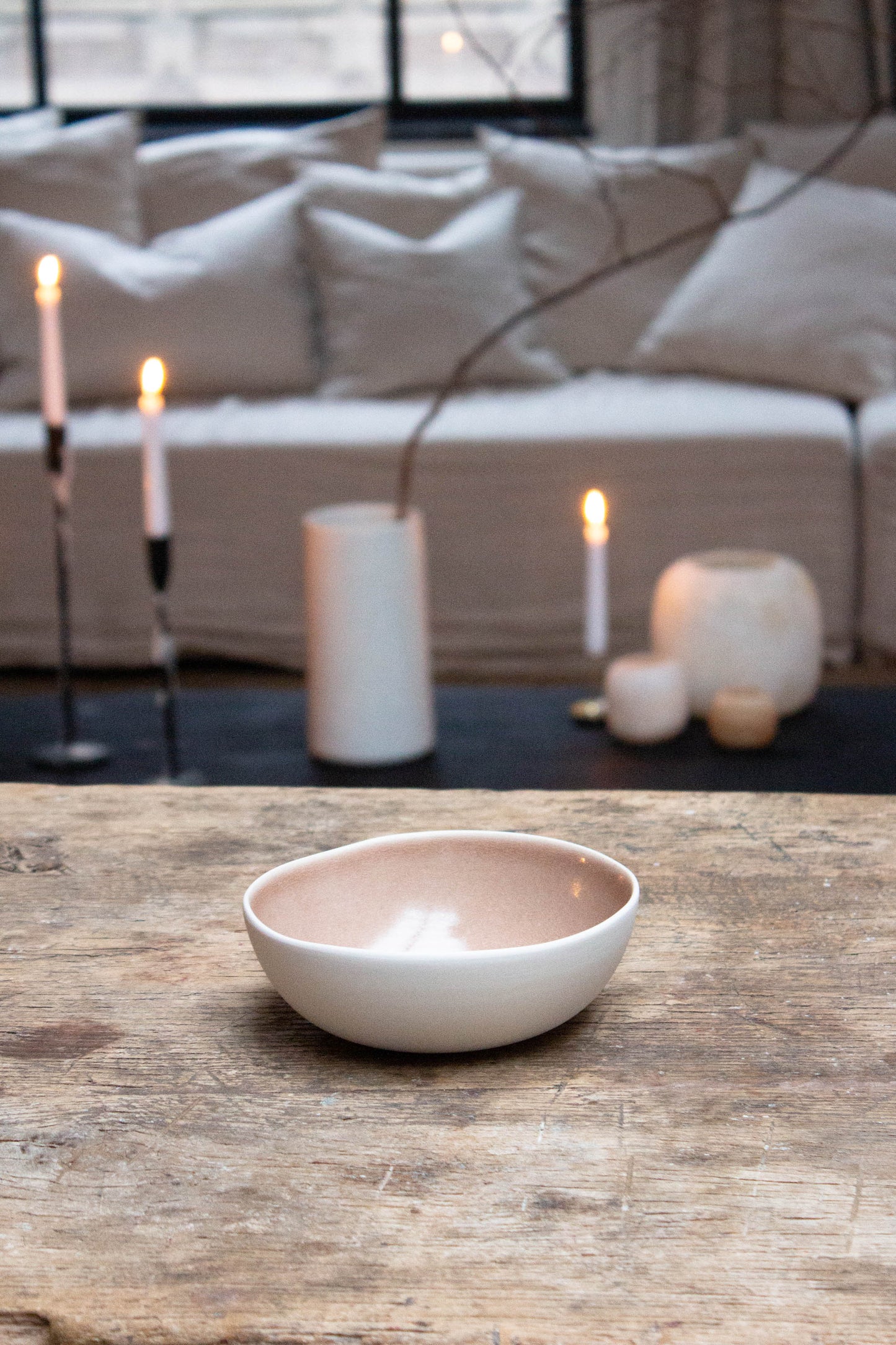 Maguelone Bowl Soft Brown by Jars Ceramistes at Enter The Loft.