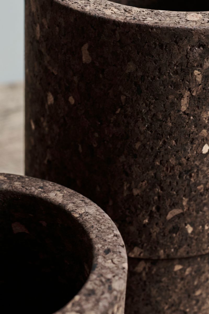 Burnt Cork Bowl by Studio Corkinho detail photo 2