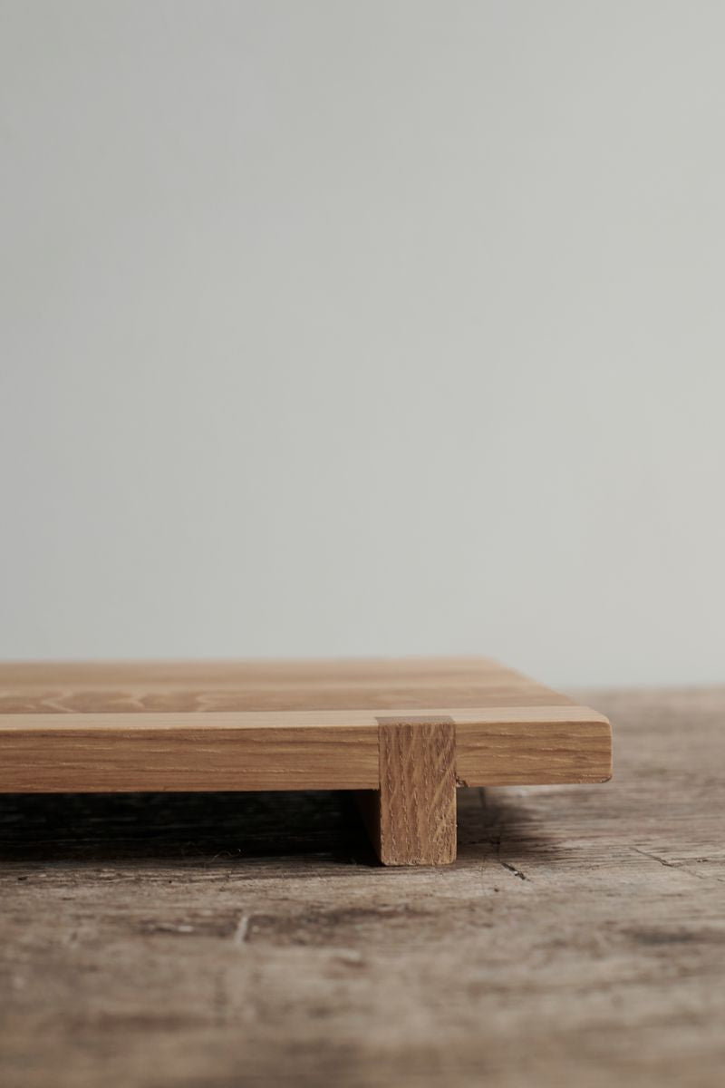 Close-up of the Japanese Wood Board by Kristina Dam.
