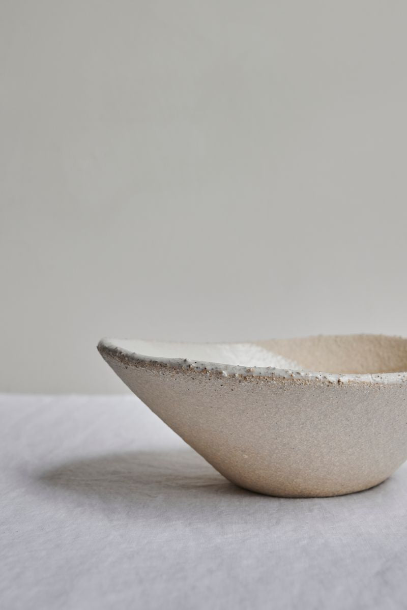 Close-up of the Wabi Textured Bowl by Jars Ceramistes.