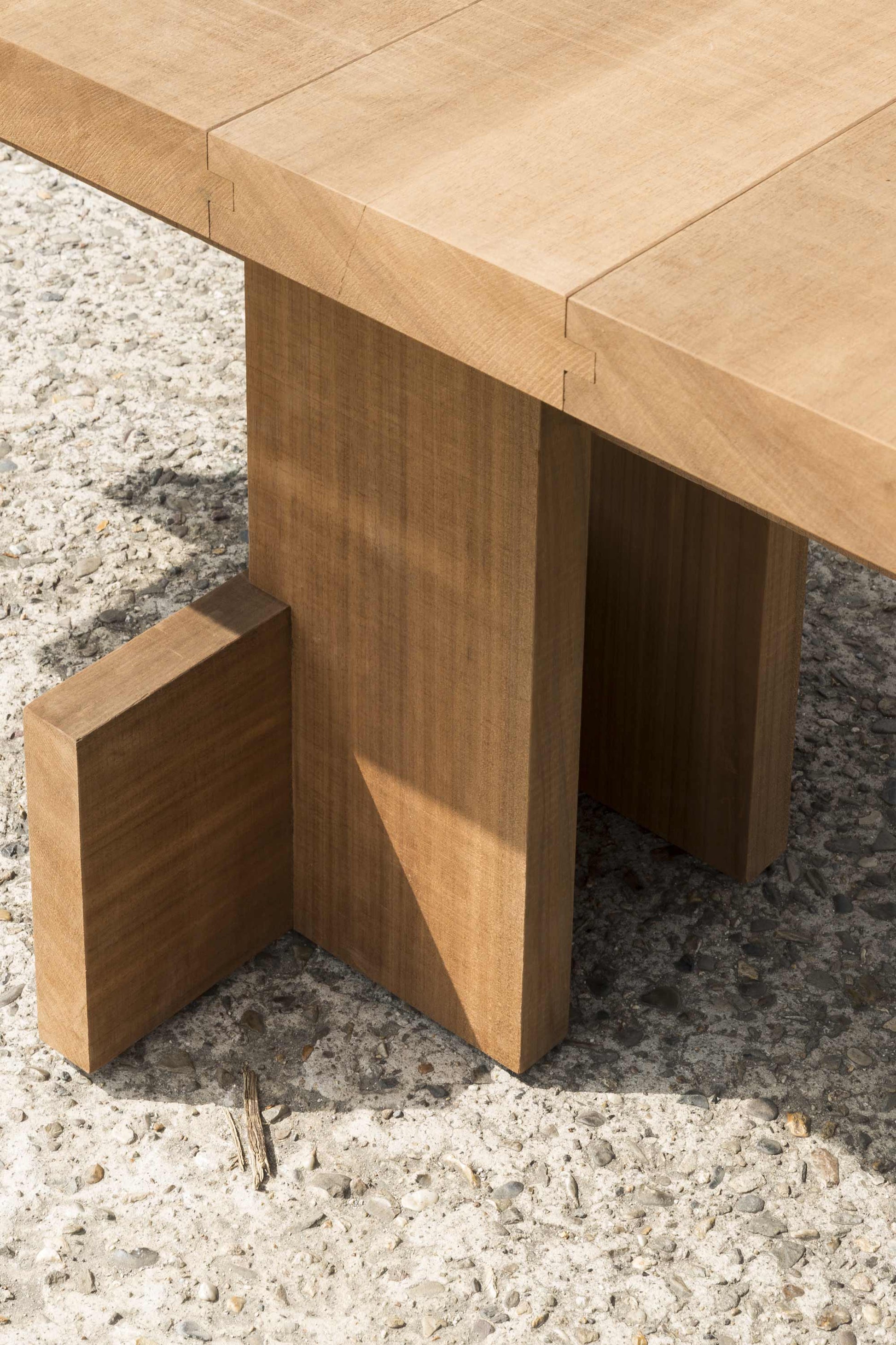 Detail view of the Kombinat Coffee Table by Heerenhuis.