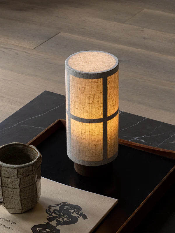 Close-up of the Hashira Portable Table Lamp by Menu.