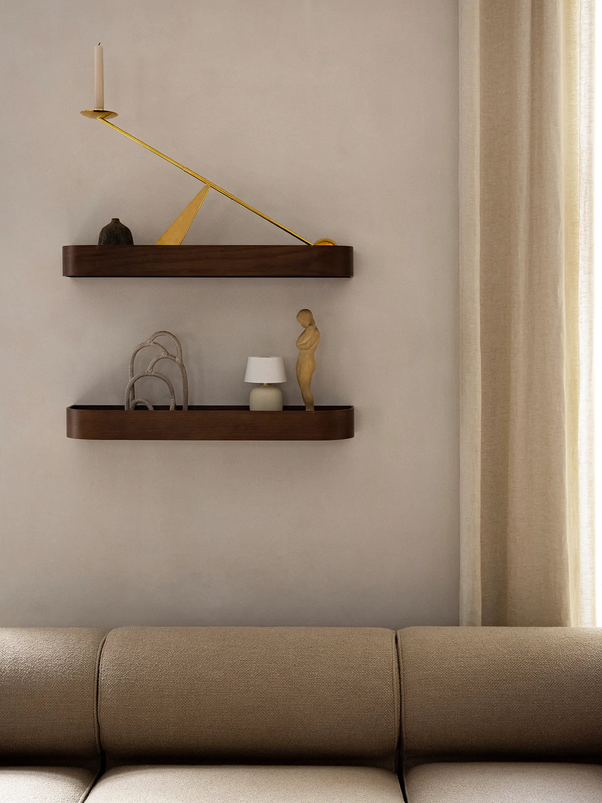 Menu Epoch Shelf Dark Stained Oak 50cm - Enter The Loft