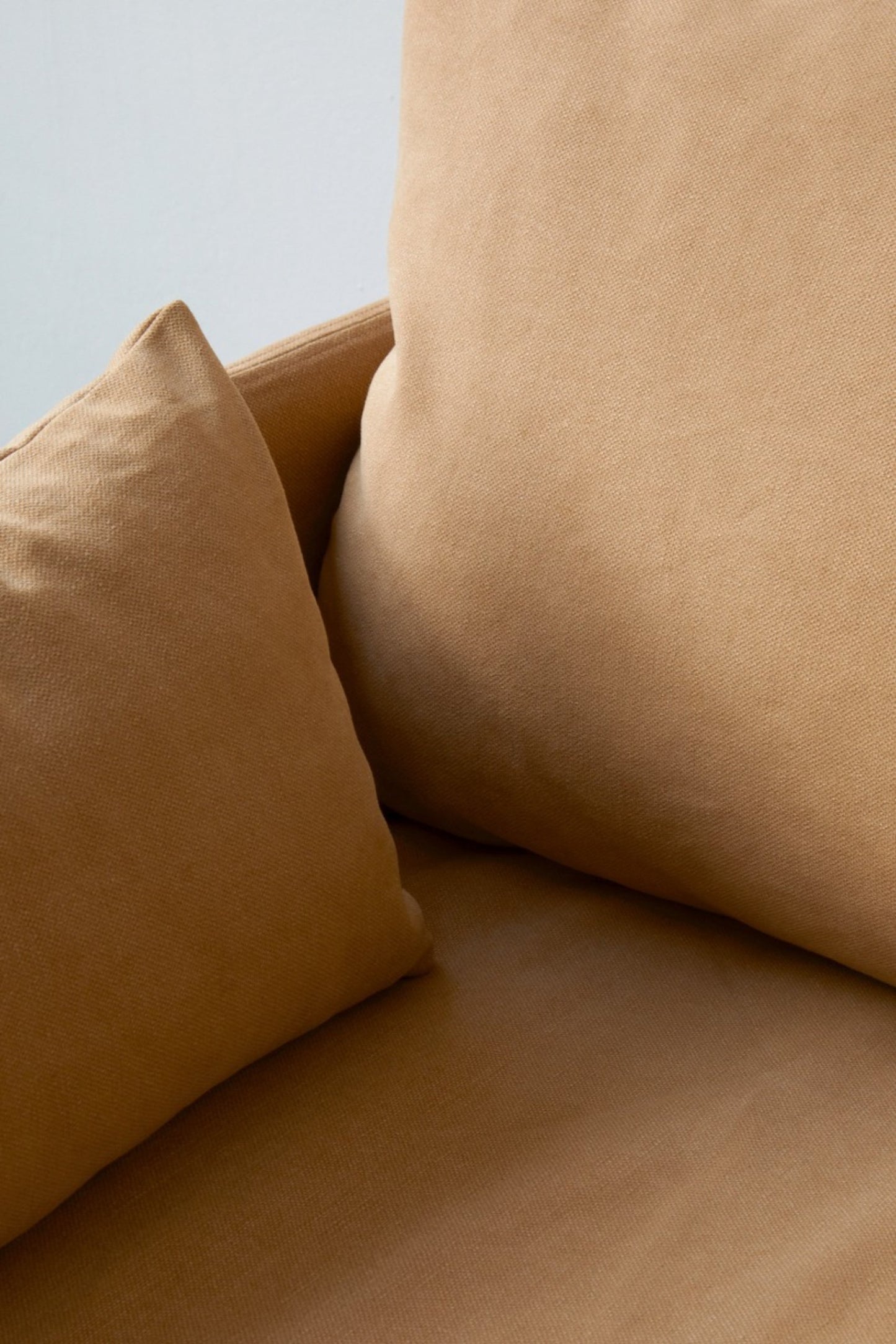 Offset Sofa with Loose Cover 2-seater by Menu in Wheat.