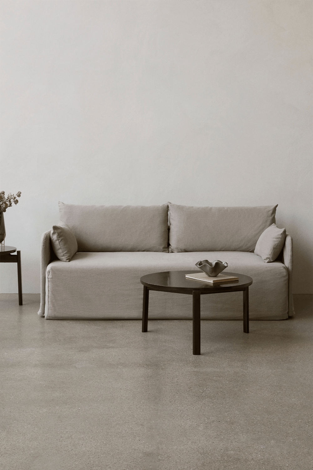 Offset Sofa with Loose Cover 2-seater by Menu at Enter The Loft.