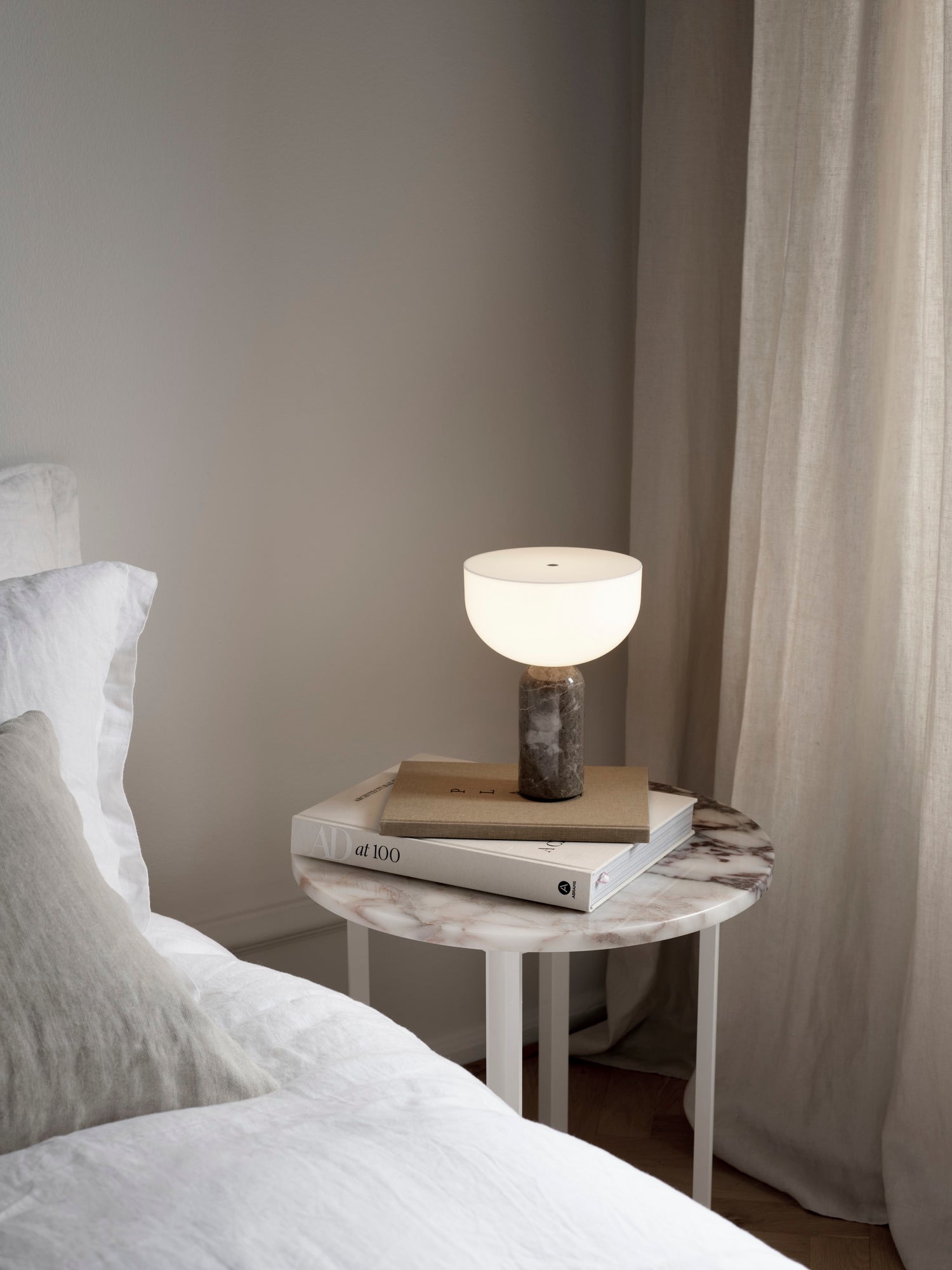 New Works Table Lamp Grey