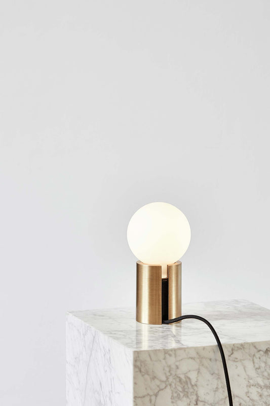 Menu Socket, Occasional Lamp - little lamp on marble table