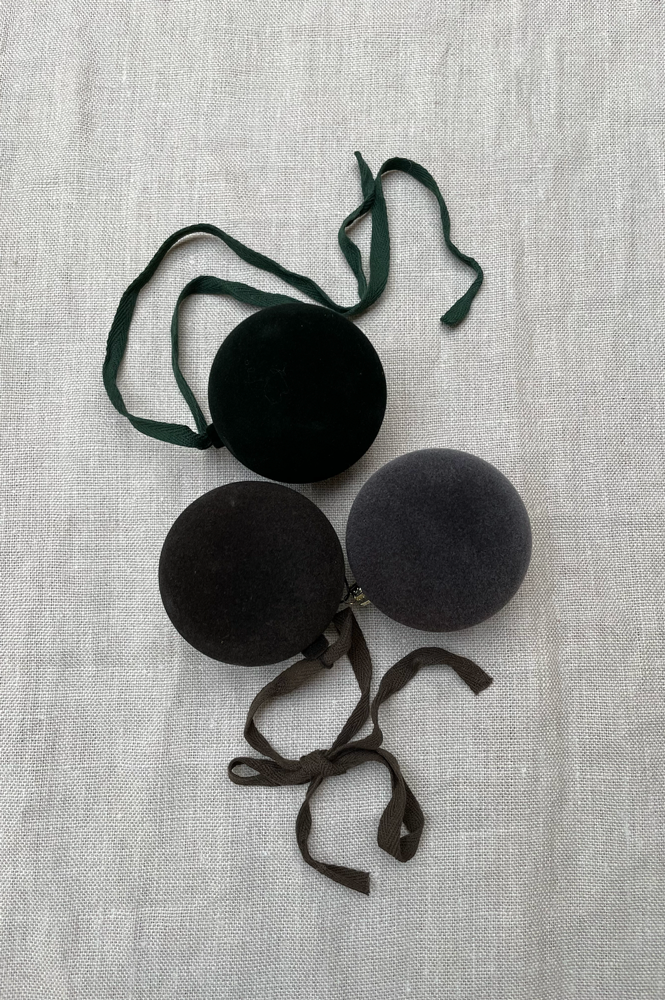 Xmas Decoration Velvety Baubles by Nordstjerne.