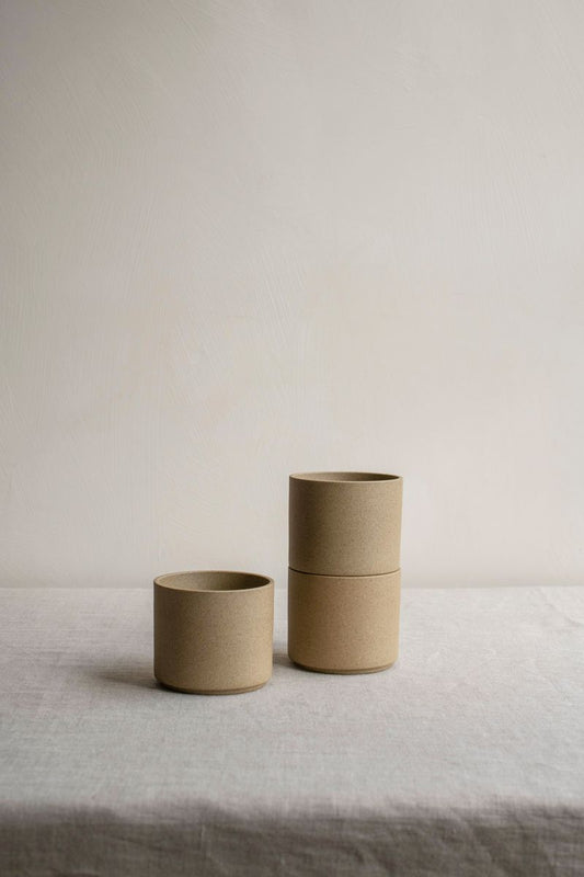 Stackable Cups Natural by Hasami Porcelain.
