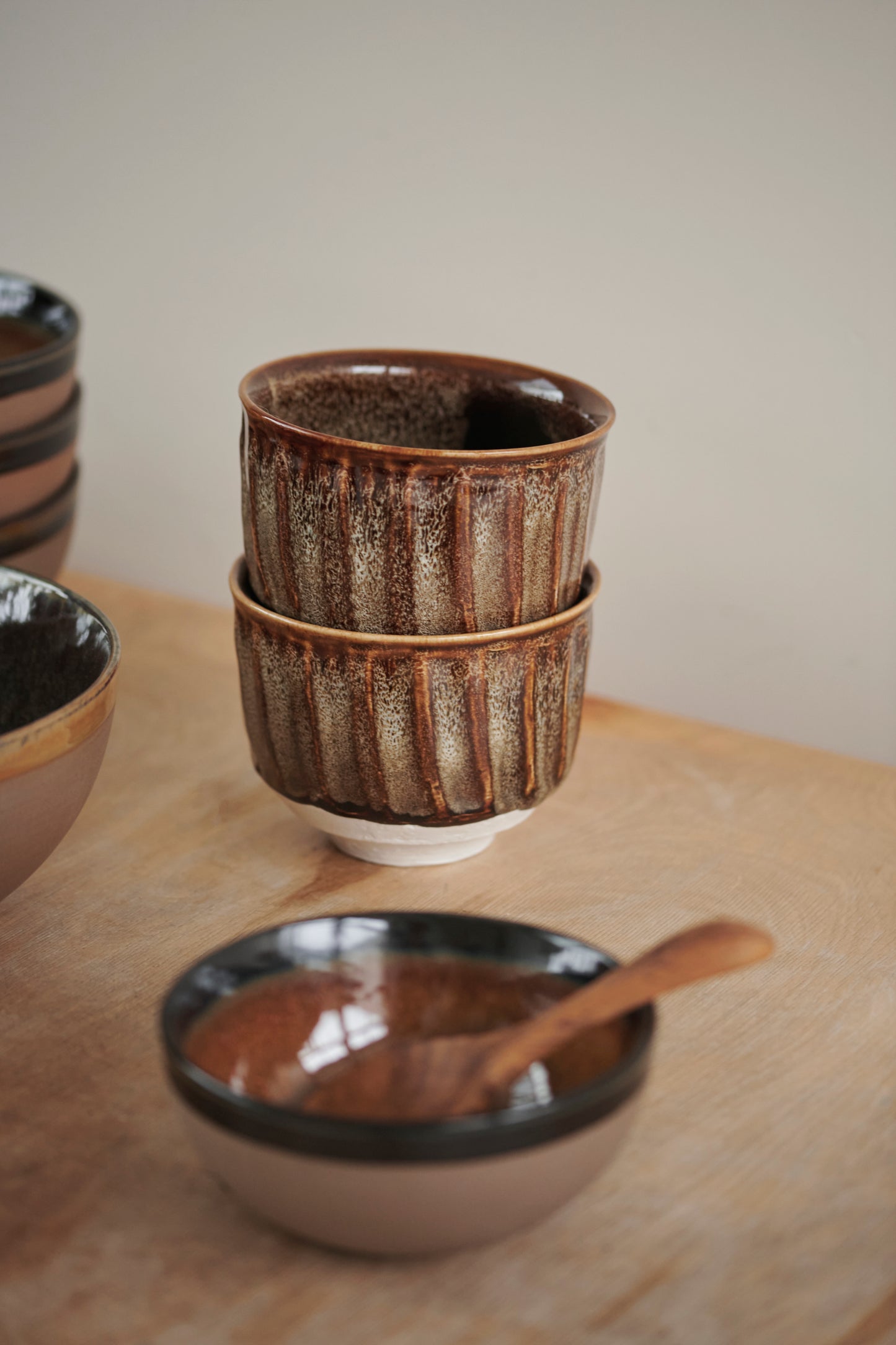 Dashi Ecume items by Jars Ceramistes.