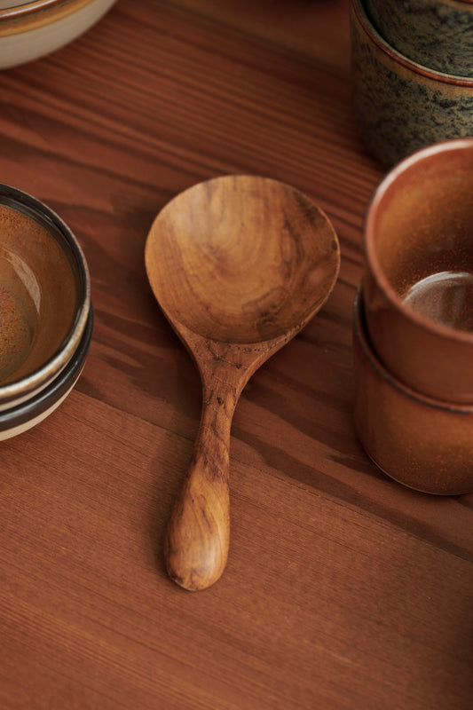 Wooden Broad Spoon by The Loft Selects.